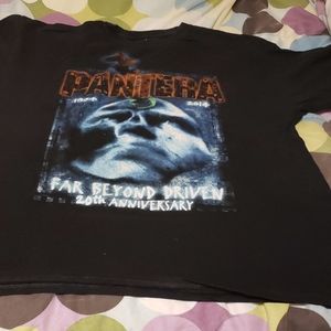 Pantera "far beyond driven 20th anniversary" tee
